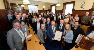 Altan Honored at Civic Reception by Donegal County Council